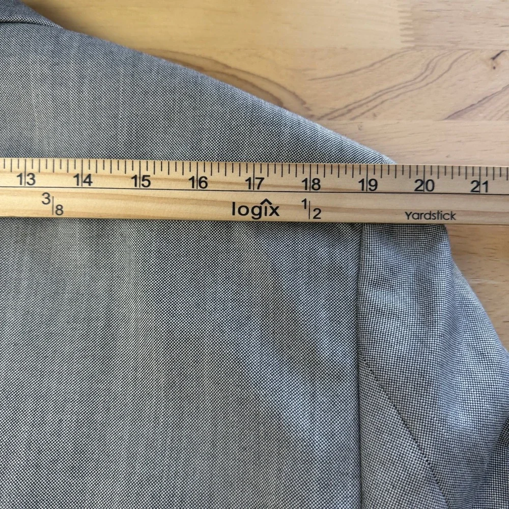 Ralph Lauren Mens 44S Birdseye RAYON Blend Blazer Sport Coat Suit Jacket Gray